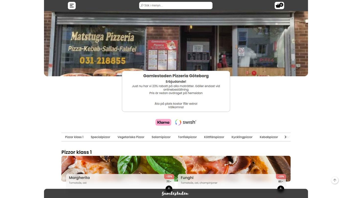 Gamlestaden Pizzeria