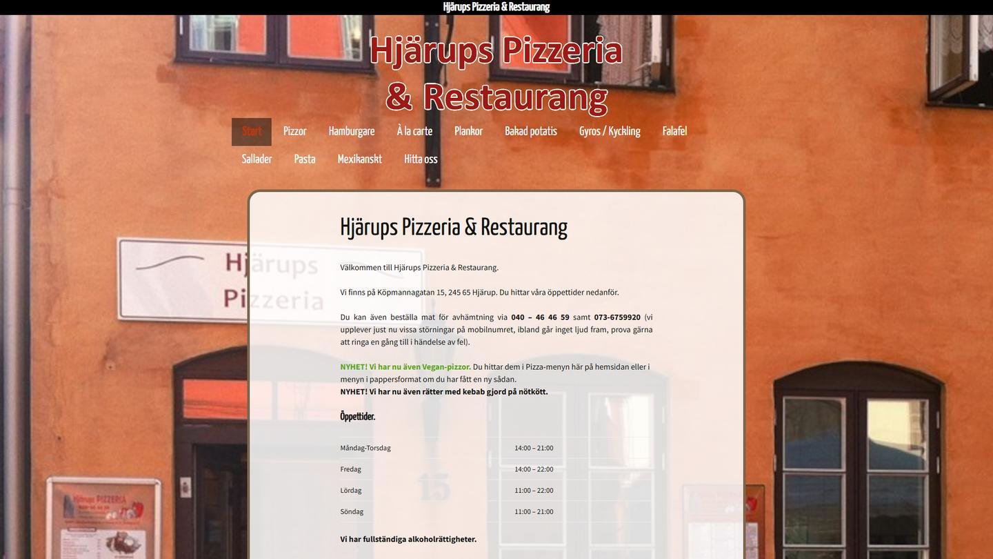 Hjärups Pizzeria & Restaurang