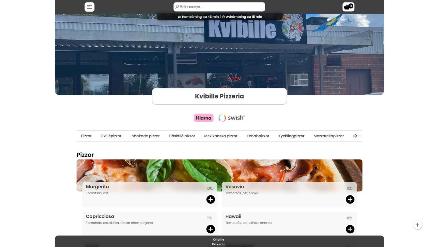 Kvibille Pizza
