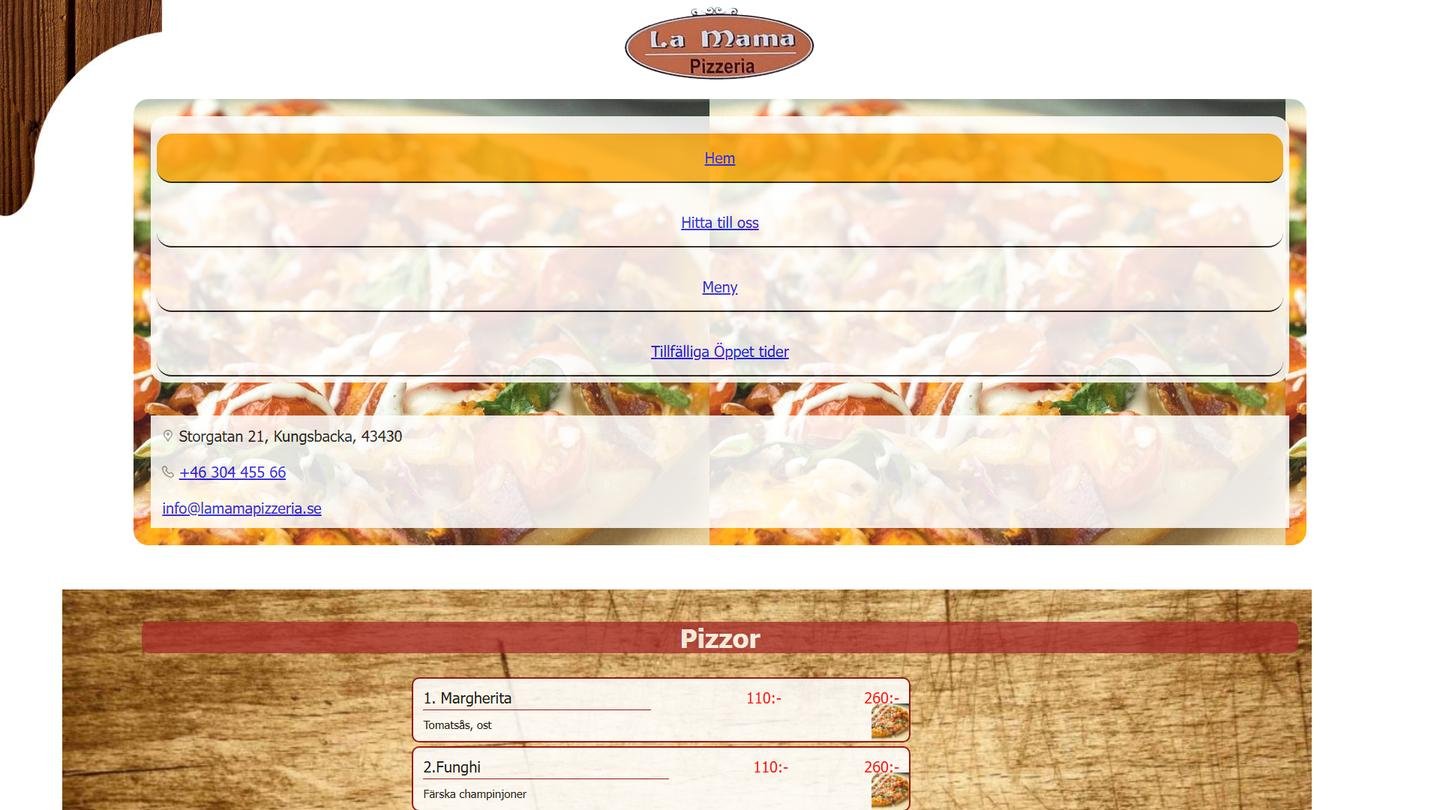La Mama Pizzeria