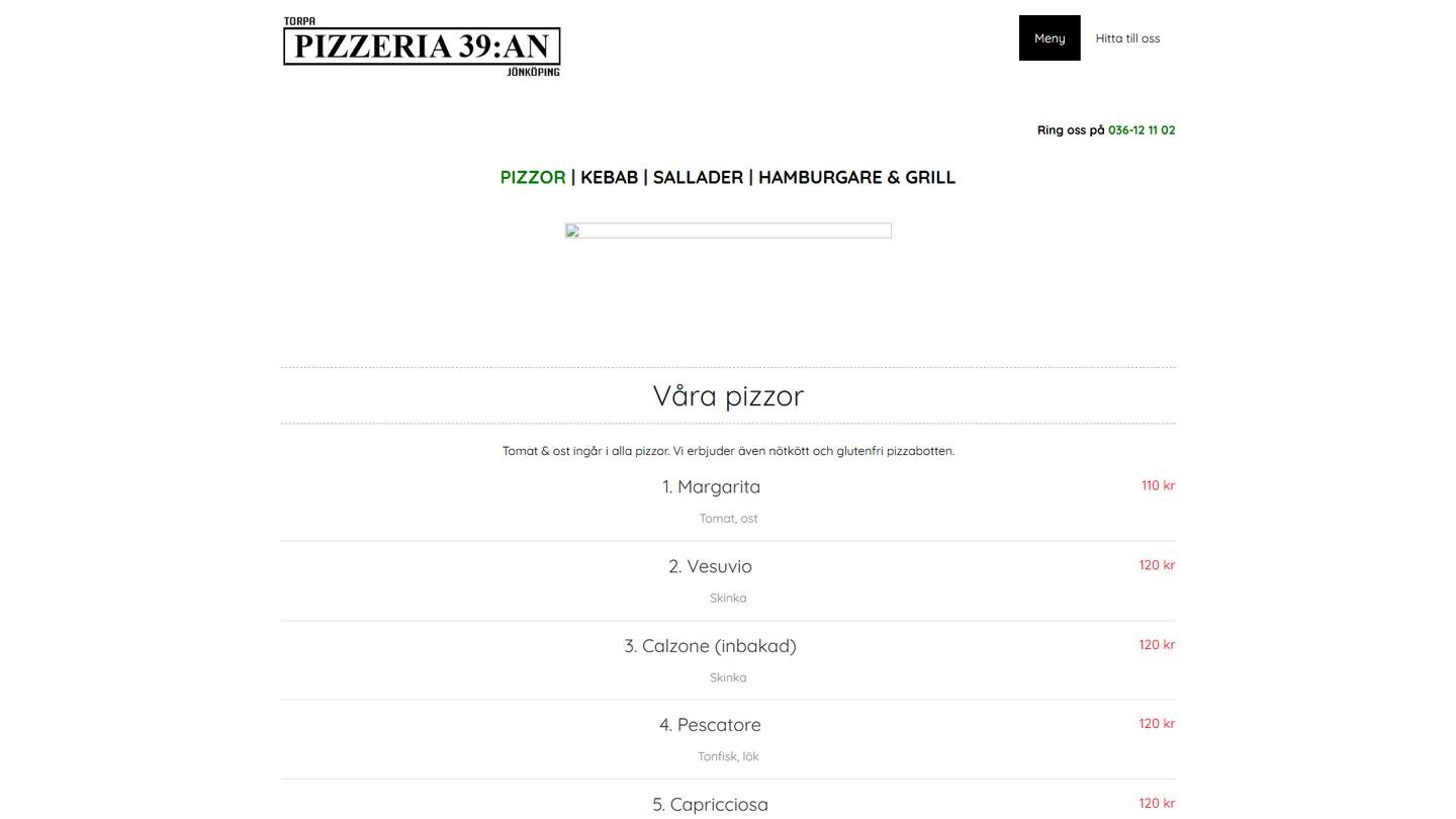 Pizzeria 39:an