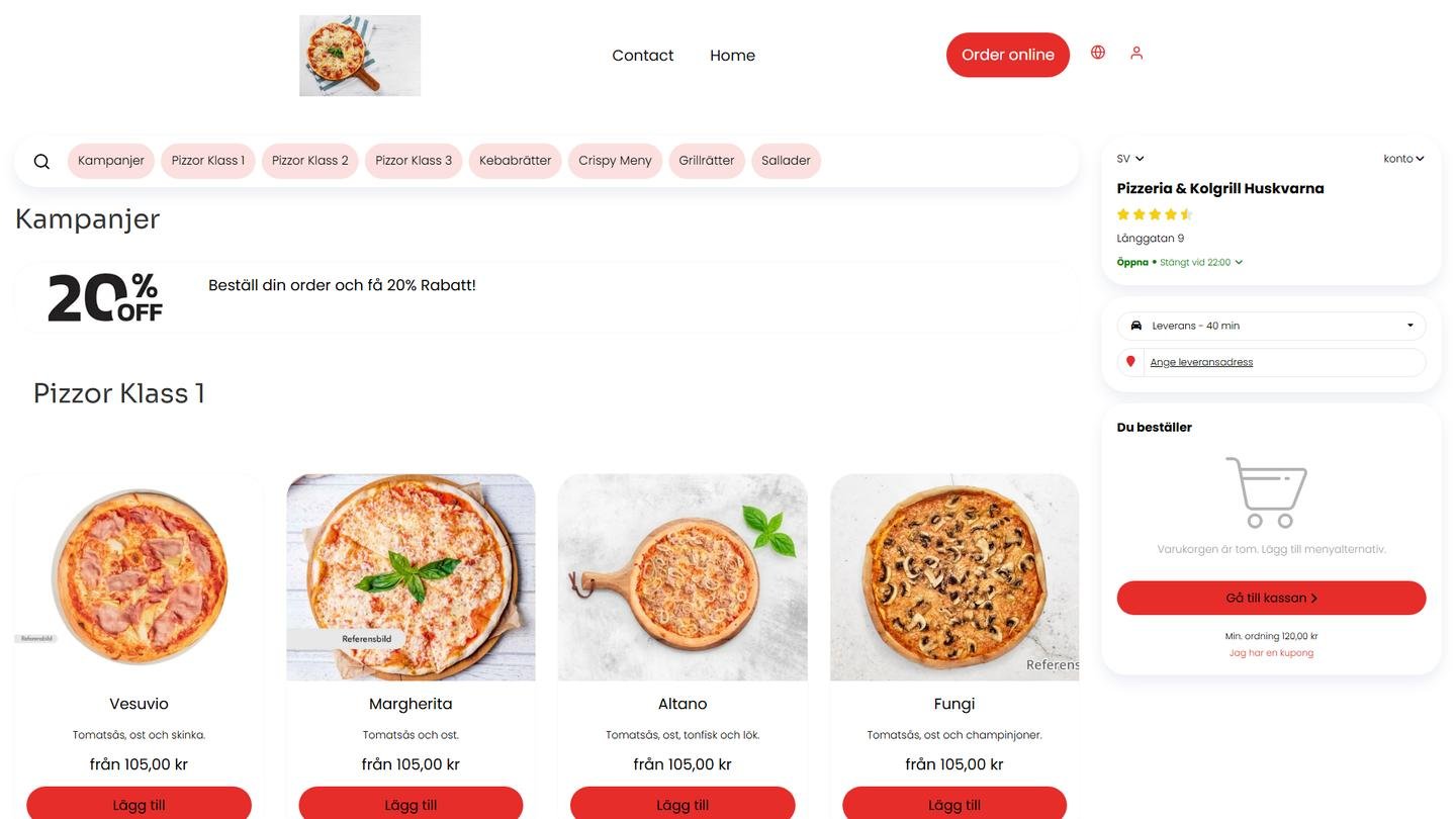 Pizzeria & Kolgrill Huskvarna