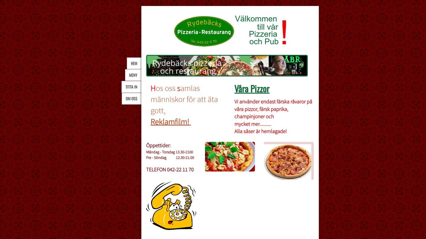 Rydebäcks Pizzeria & Restaurang