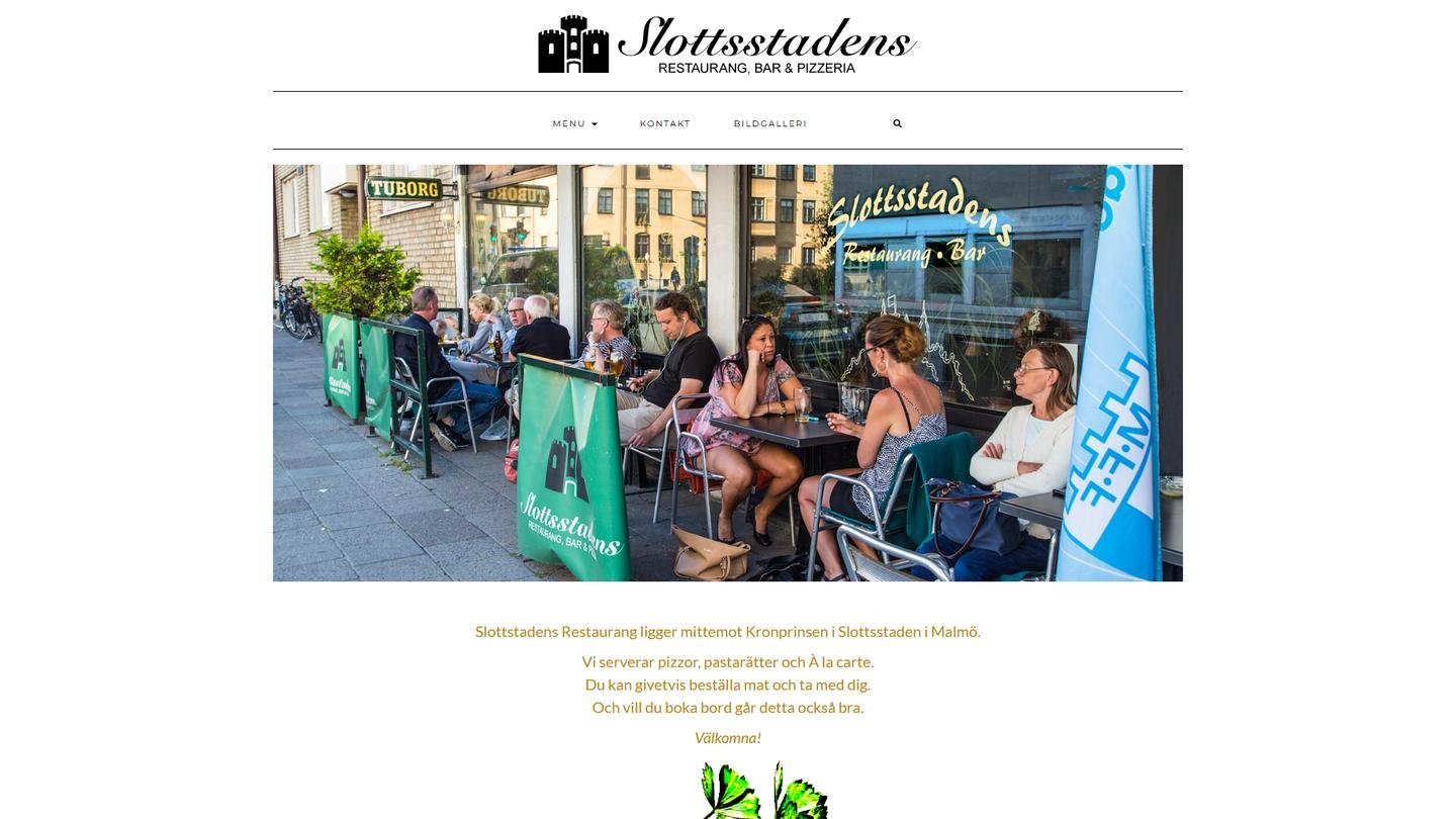 Slottsstadens Restaurang, Bar & Pizzeria